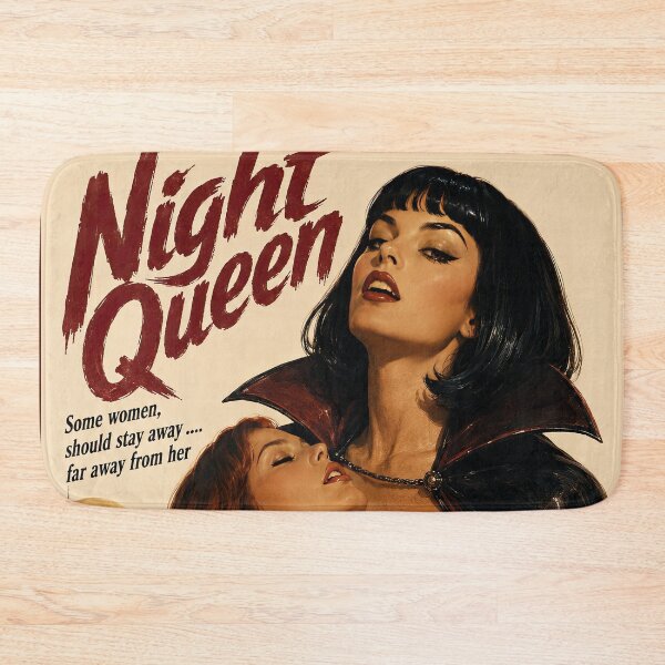 Item preview, Night Queen – Retro Vampire Pinup designed and sold by obstinator.