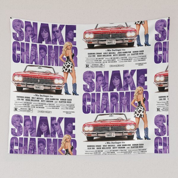 Item preview, Snake Charmer – Retro Texas Crime Girl designed and sold by obstinator.
