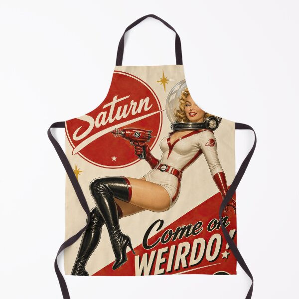 Item preview, Saturn Weirdo – Retro Space Pinup designed and sold by obstinator.