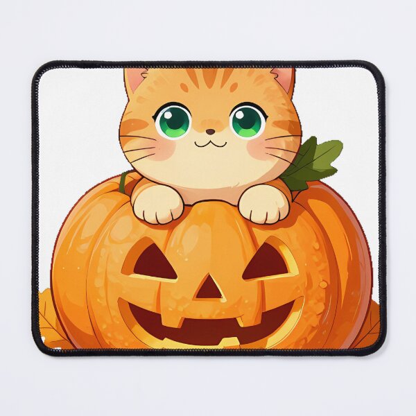 Item preview, Cute Orange Tabby Kitten in Pumpkin Patch Icon designed and sold by pumsquare.