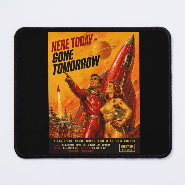 Item preview, Here Today Gone Tomorrow – Retro Space Adventure designed and sold by obstinator.