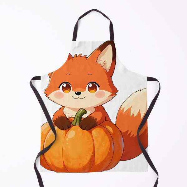 Item preview, Cute Red Fox hugging Pumpkin Patch Icon designed and sold by pumsquare.
