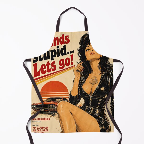 Item preview, Sounds Stupid… Let’s Go! – Retro Bad Girl designed and sold by obstinator.