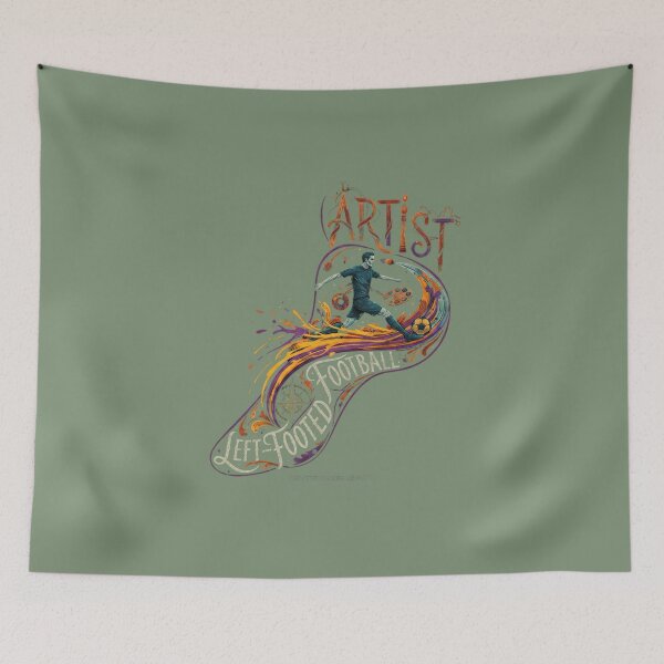 Item preview, Left Footed Football Artist designed and sold by SkrabinhoArt.