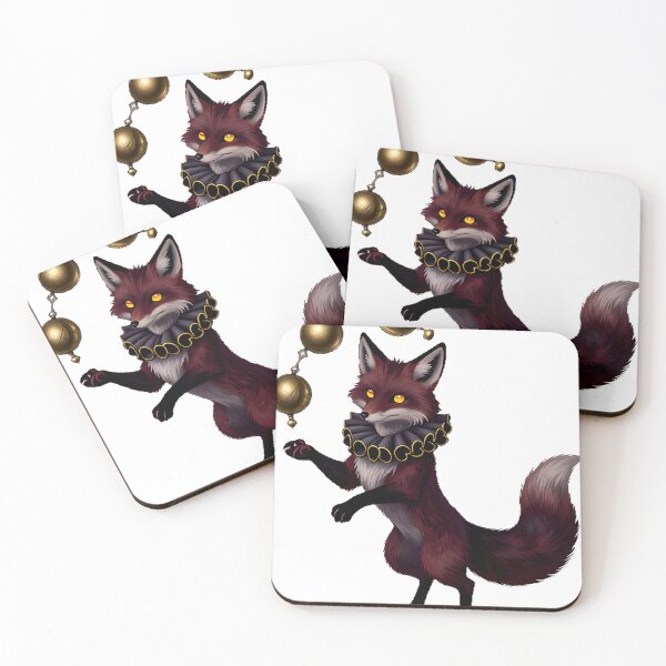 Item preview, Gothic Circus Juggler Fox designed and sold by IllumeInk.