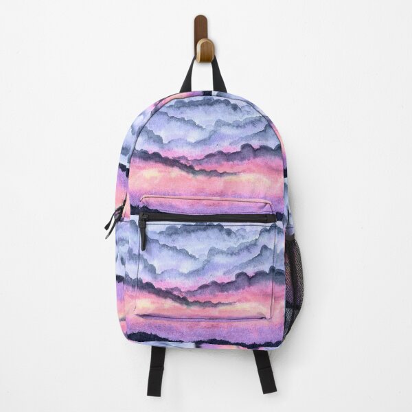 Item preview, Pink Indigo Watercolour Sky Print, Sky Wall Art | Where the Storm Breaks designed and sold by ArithraStudio.
