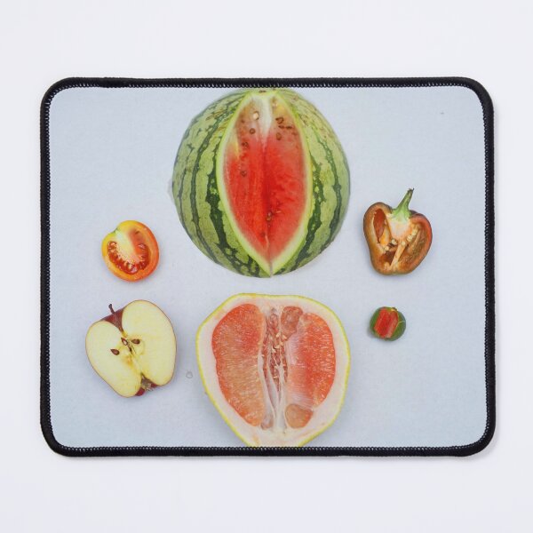 Artikelvorschau, Anzügliche Fruchtanatomie – Yoni-Humor mit Wassermelone und Grapefruit entworfen und verkauft von SensualArt Designs.