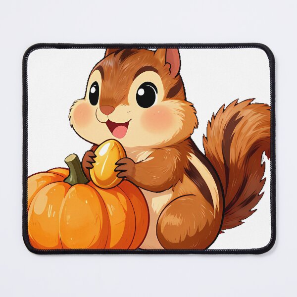 Item preview, Cute Chipmunk with Pumpkin Seed Icon designed and sold by pumsquare.