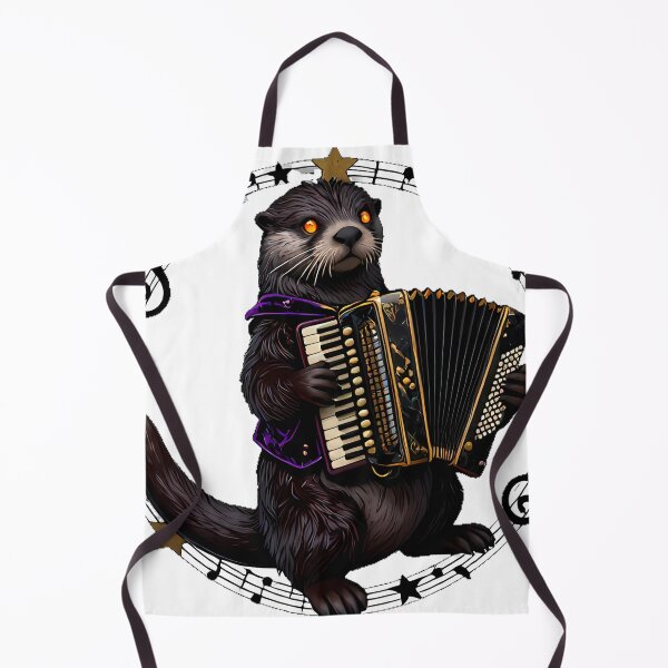 Item preview, Gothic Circus Accordionist Otter designed and sold by IllumeInk.