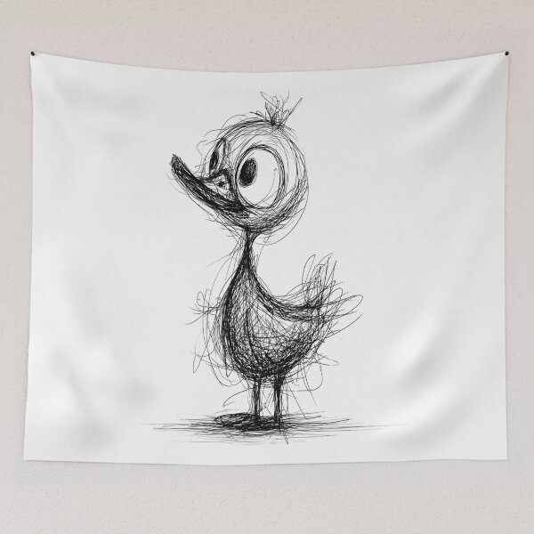 Artikelvorschau, Baby Ducky Doodle entworfen und verkauft von BRETT'S ART STUDIO.