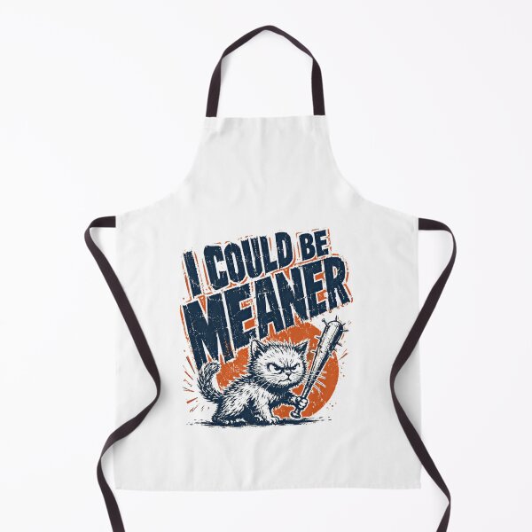 Item preview, I Could Be Meaner Grumpy Cat Funny Pet Owner Feline Lover Attitude designed and sold by HumansStuck12.