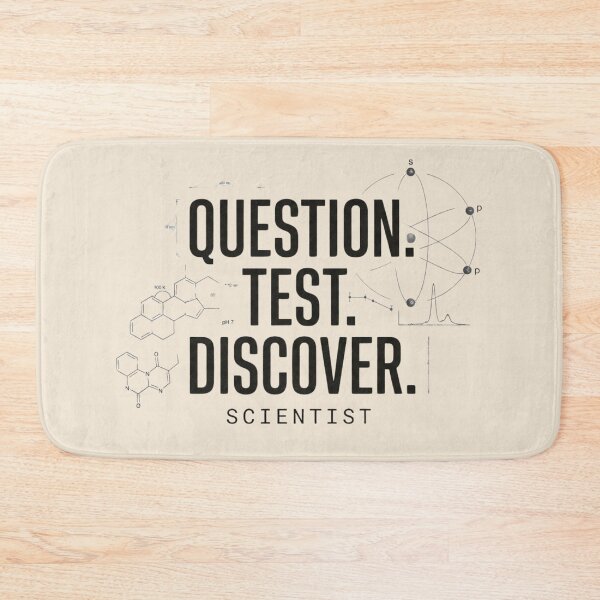 Item preview, Question Test Discover | Scientist designed and sold by Amr Darwish Graphic designer.