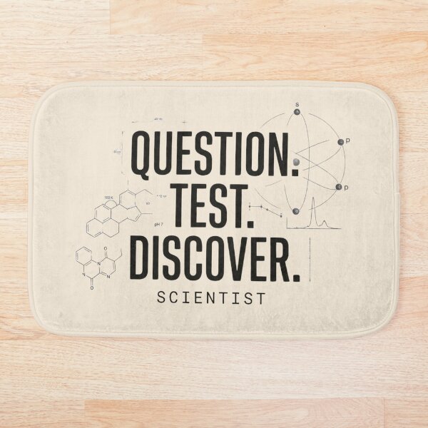 Item preview, Question Test Discover | Scientist designed and sold by Amr Darwish Graphic designer.
