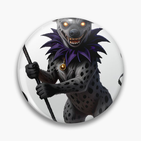 Item preview, Gothic Circus Dark Jester Hyena designed and sold by IllumeInk.