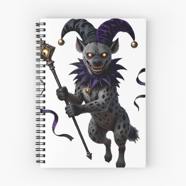 Item preview, Gothic Circus Dark Jester Hyena designed and sold by IllumeInk.