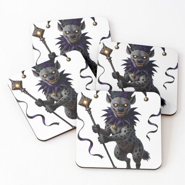 Item preview, Gothic Circus Dark Jester Hyena designed and sold by IllumeInk.