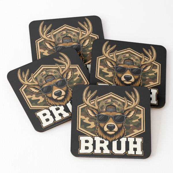 Item preview, Bucks Camo Bruh Funny Deer Hunting designed and sold by gordonbwyashop.