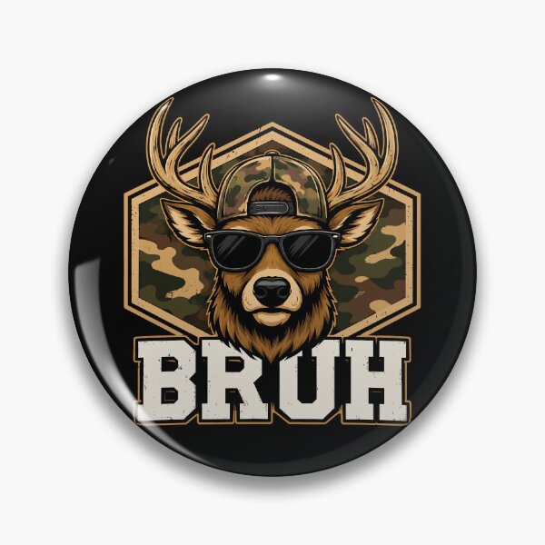 Item preview, Bucks Camo Bruh Funny Deer Hunting designed and sold by gordonbwyashop.