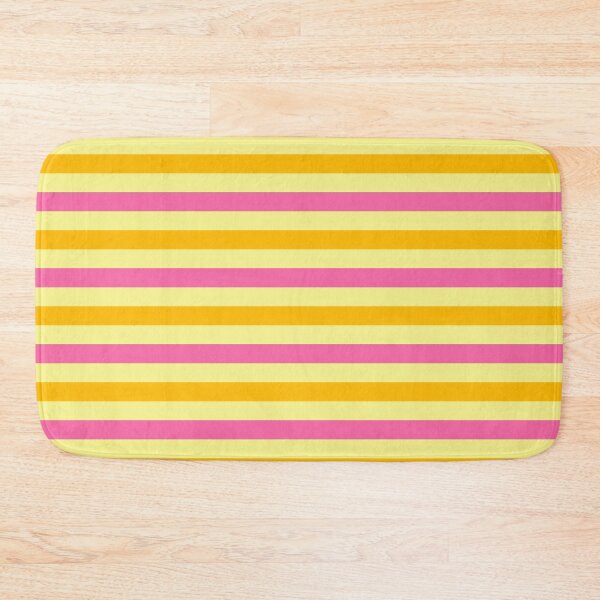 Item preview, Yellow And Pink Stripes Design Yellow  designed and sold by PatternTitan.