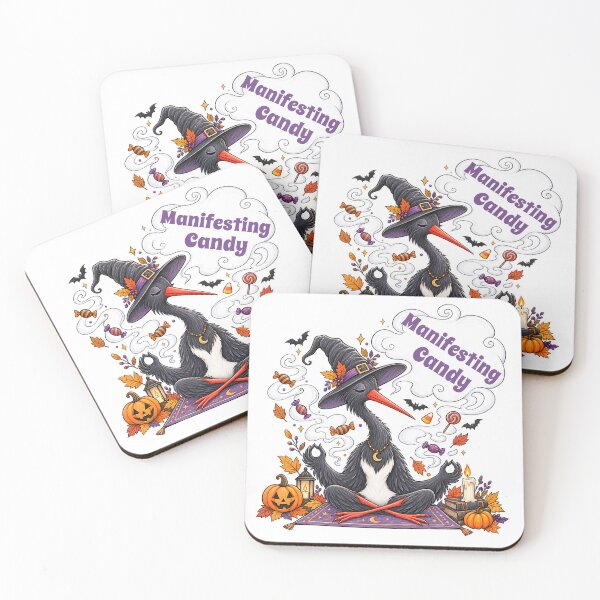 Item preview, Manifesting Candy Black Stork Witch Halloween Design designed and sold by Buli89.