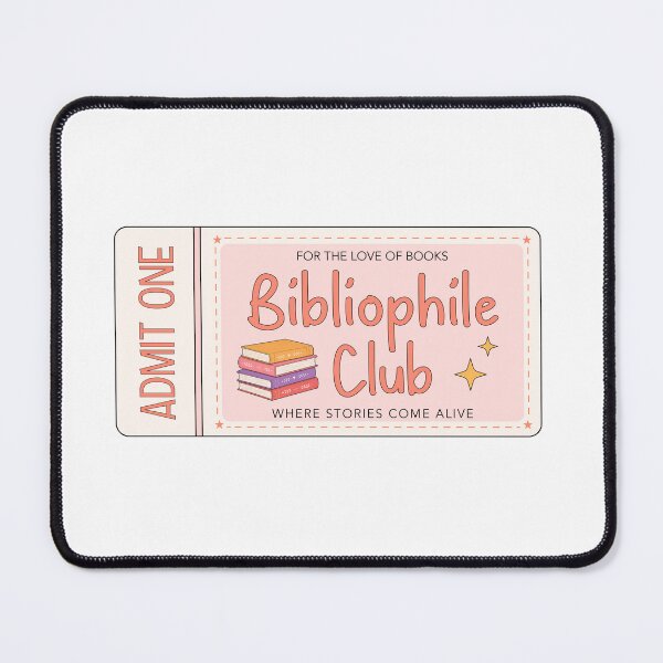 Item preview, Bibliophile Club Book Lover Reading Ticket designed and sold by teeperfect.