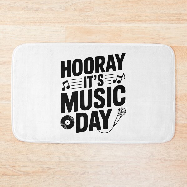 Item preview, Hooray It's Music Day designed and sold by Frank Ring.
