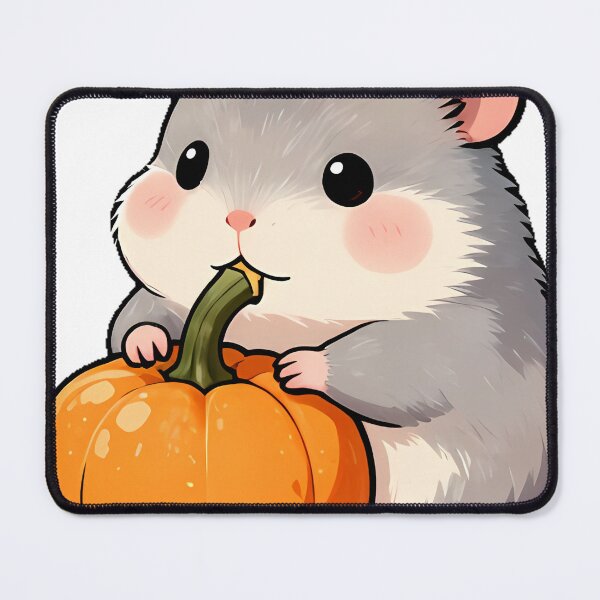 Item preview, Cute Siberian Hamster with Mini Pumpkin Icon designed and sold by pumsquare.