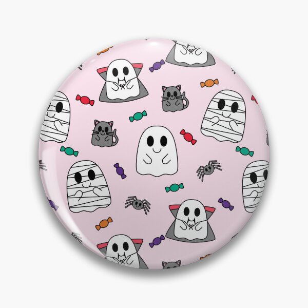 Artikelvorschau, Halloween-Geistermuster entworfen und verkauft von prettycooluk.