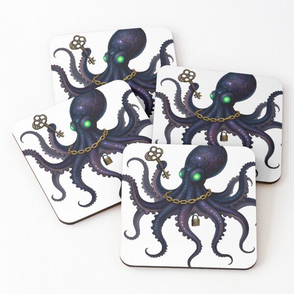 Item preview, Gothic Circus Escape Artist Kraken designed and sold by IllumeInk.