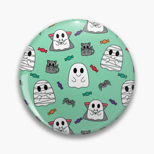 Artikelvorschau, Halloween-Geistermuster entworfen und verkauft von prettycooluk.