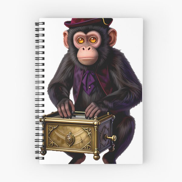 Item preview, Gothic Circus Organ Grinder Monkey designed and sold by IllumeInk.