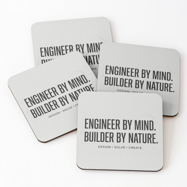 Item preview, Engineer By Mind Builder by Nature designed and sold by Amr Darwish Graphic designer.