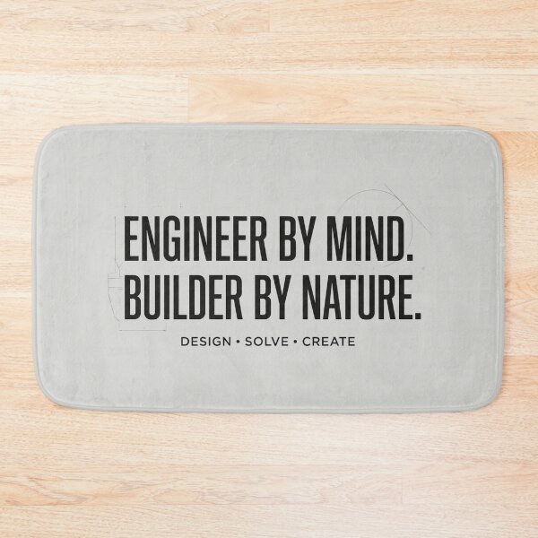 Item preview, Engineer By Mind Builder by Nature designed and sold by Amr Darwish Graphic designer.