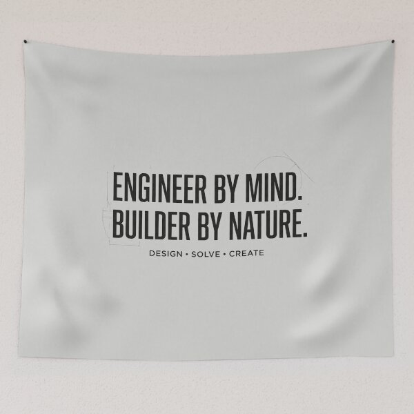 Item preview, Engineer By Mind Builder by Nature designed and sold by Amr Darwish Graphic designer.