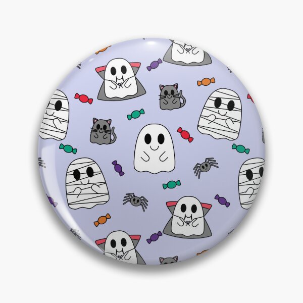 Artikelvorschau, Halloween-Geistermuster entworfen und verkauft von prettycooluk.