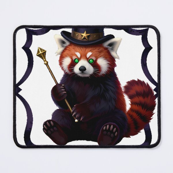 Item preview, Gothic Circus Magician Red Panda designed and sold by IllumeInk.