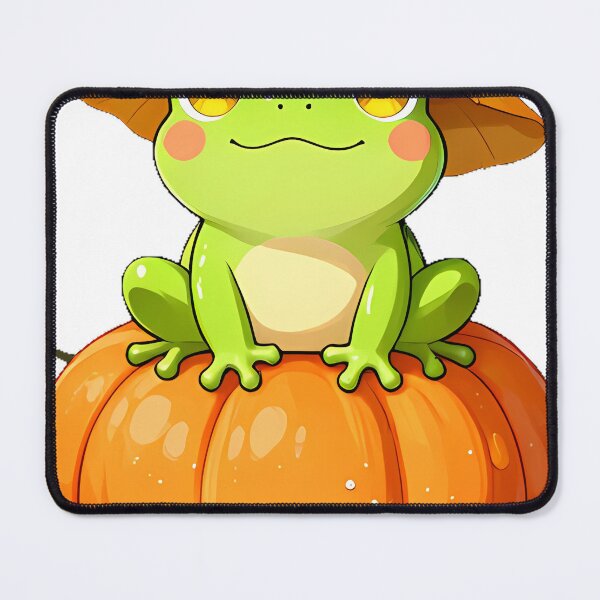 Item preview, Cute Tree Frog in Pumpkin Patch Icon designed and sold by pumsquare.