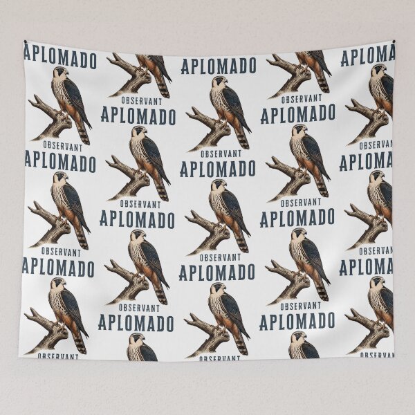 Item preview, Aplomado Falcon Vintage Wildlife Illustration designed and sold by ArtisShops.