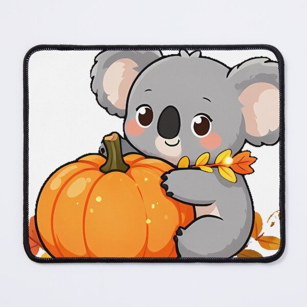 Item preview, Cute Baby Koala hugging Pumpkin Icon designed and sold by pumsquare.