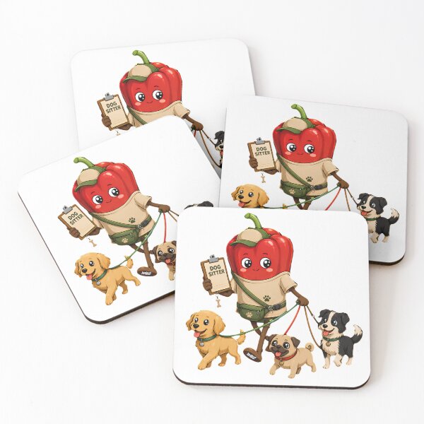 Item preview, Bell Pepper Dog Sitter Cartoon  designed and sold by YOFANTZ!.