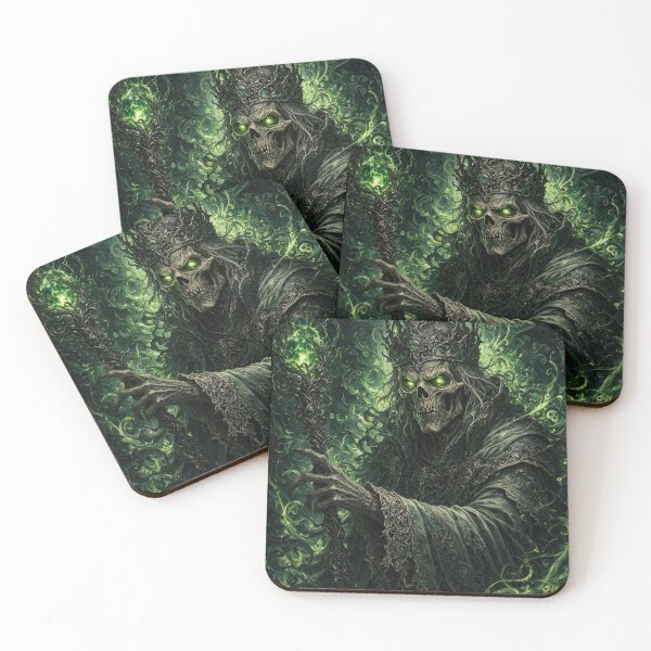 Item preview, Skeleton King Wreathed in Green Necromancy designed and sold by Lineer22.