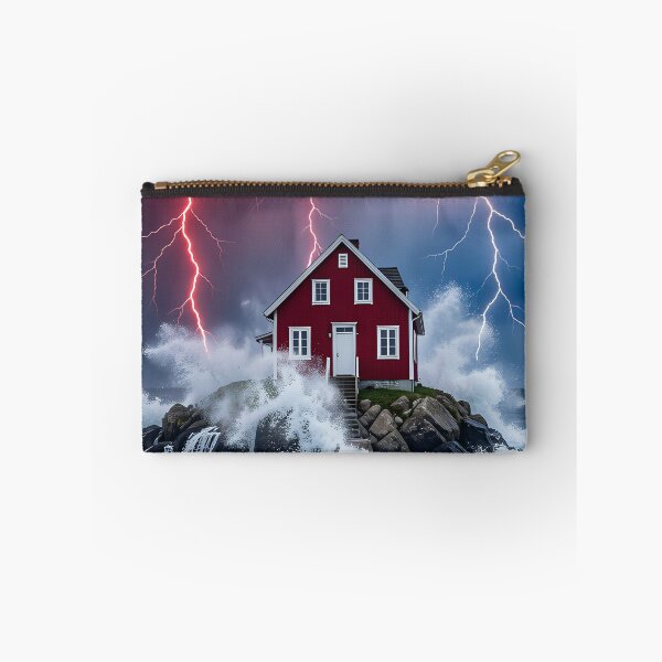 Item preview, The Red House in the Storm: Mysticism of the Red Lightning designed and sold by VoidVeilStudio.