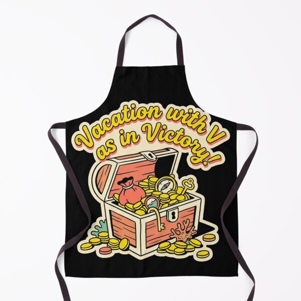 Item preview, Vacation with V as in Victory – Treasure Chest Sticker designed and sold by @SHINTOSARTSTORE.