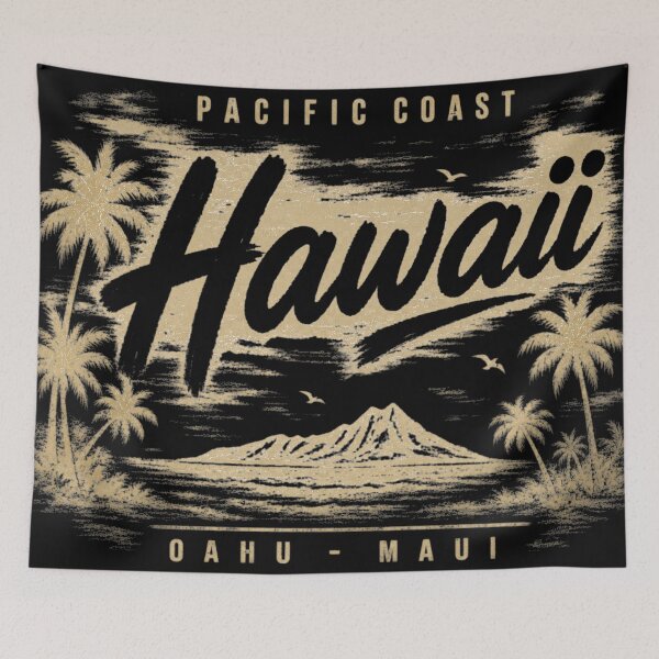 Item preview, Pacific Coast Hawaii Vintage Distressed Shirt | Retro Travel Design designed and sold by MOCH- ART.