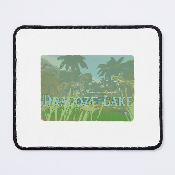 Item preview, Majestic Dragon'S Lair: Mystical Lake Creature Art | ⭐⭐⭐⭐⭐ Best Seller designed and sold by Contrarium.