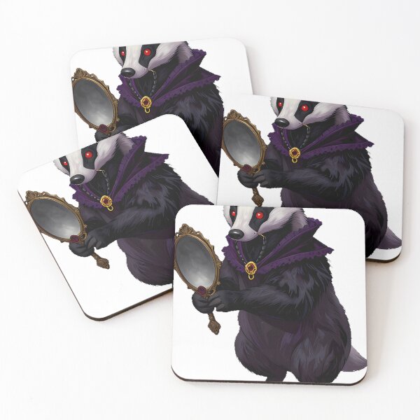 Item preview, Gothic Circus Bearded Lady Badger designed and sold by IllumeInk.