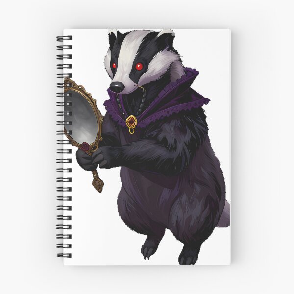 Item preview, Gothic Circus Bearded Lady Badger designed and sold by IllumeInk.