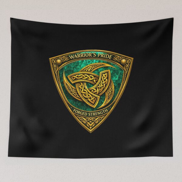 Item preview, Celtic Warrior Knot – Golden Emblem designed and sold by Warrior’s Path.