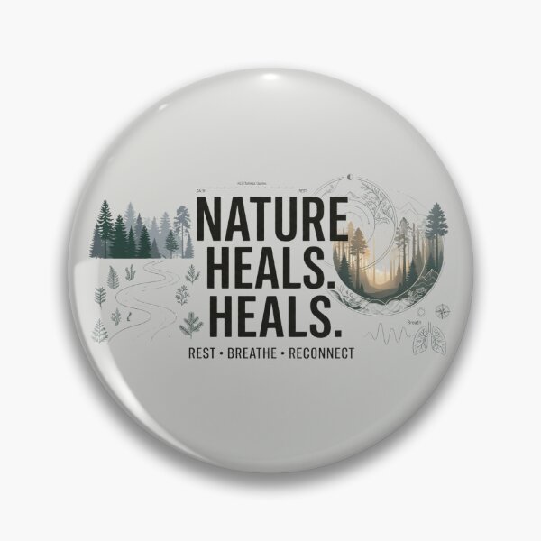 Item preview, Nature Heals | Forest Wellness designed and sold by Amr Darwish Graphic designer.