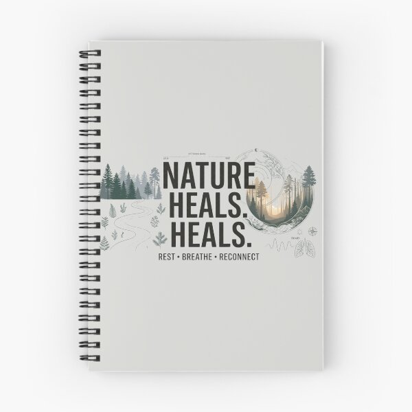 Item preview, Nature Heals | Forest Wellness designed and sold by Amr Darwish Graphic designer.